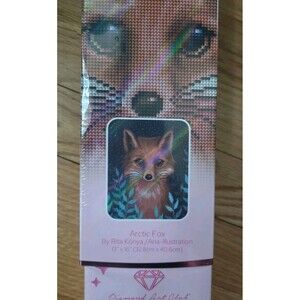 Diamond Art Club DAC ~ Arctic Fox by Rita Konya